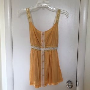 Beautiful yellow sequin top